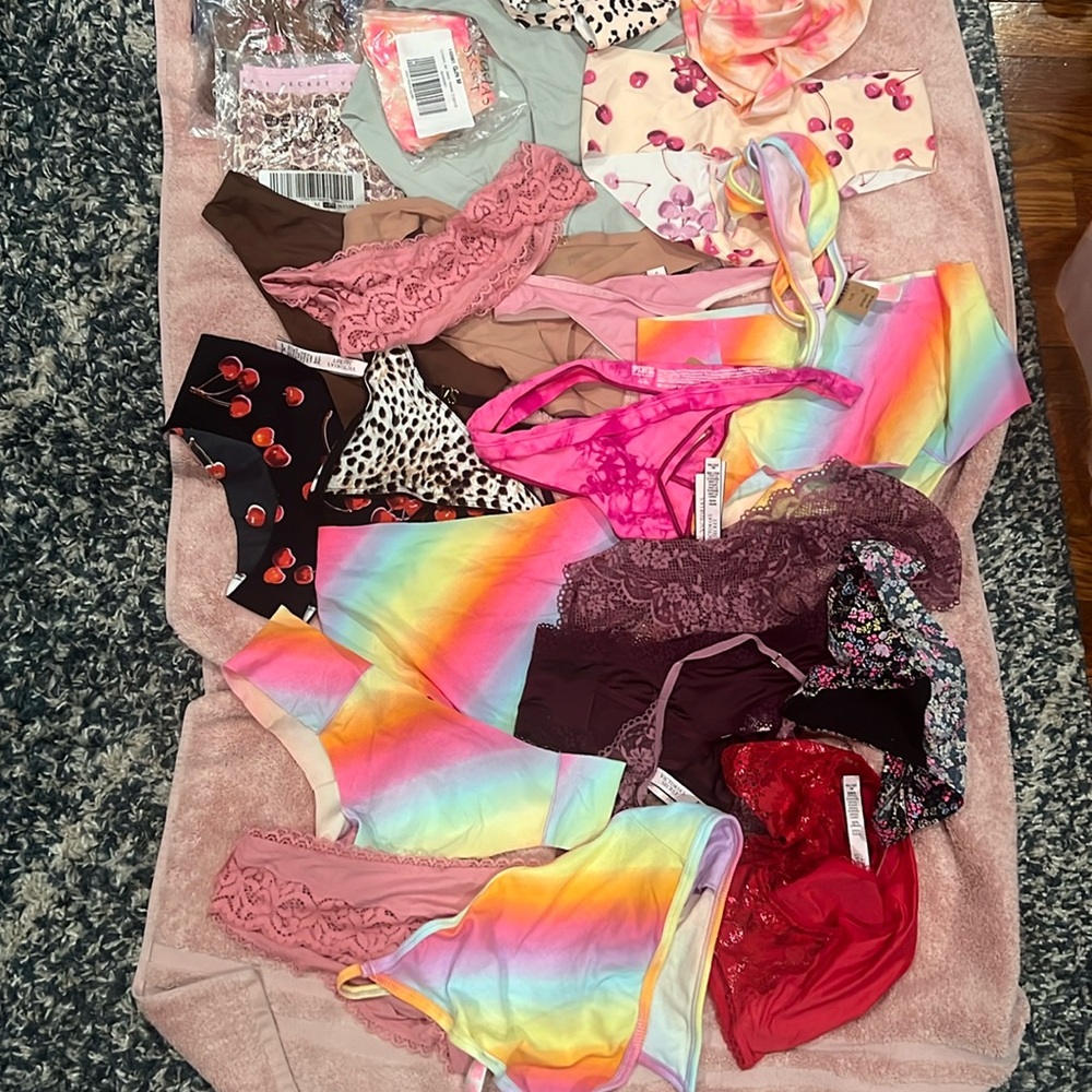 44 panties from Victoria  Secret’s and Victoria Secret PINK M/L